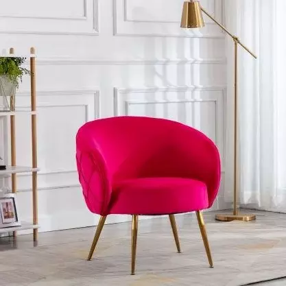 Hot pink velvet deals armchair